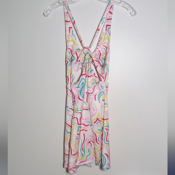 For Love and Lemons Palmer Satin Mini Multi Cutout - Picture 5 of 8